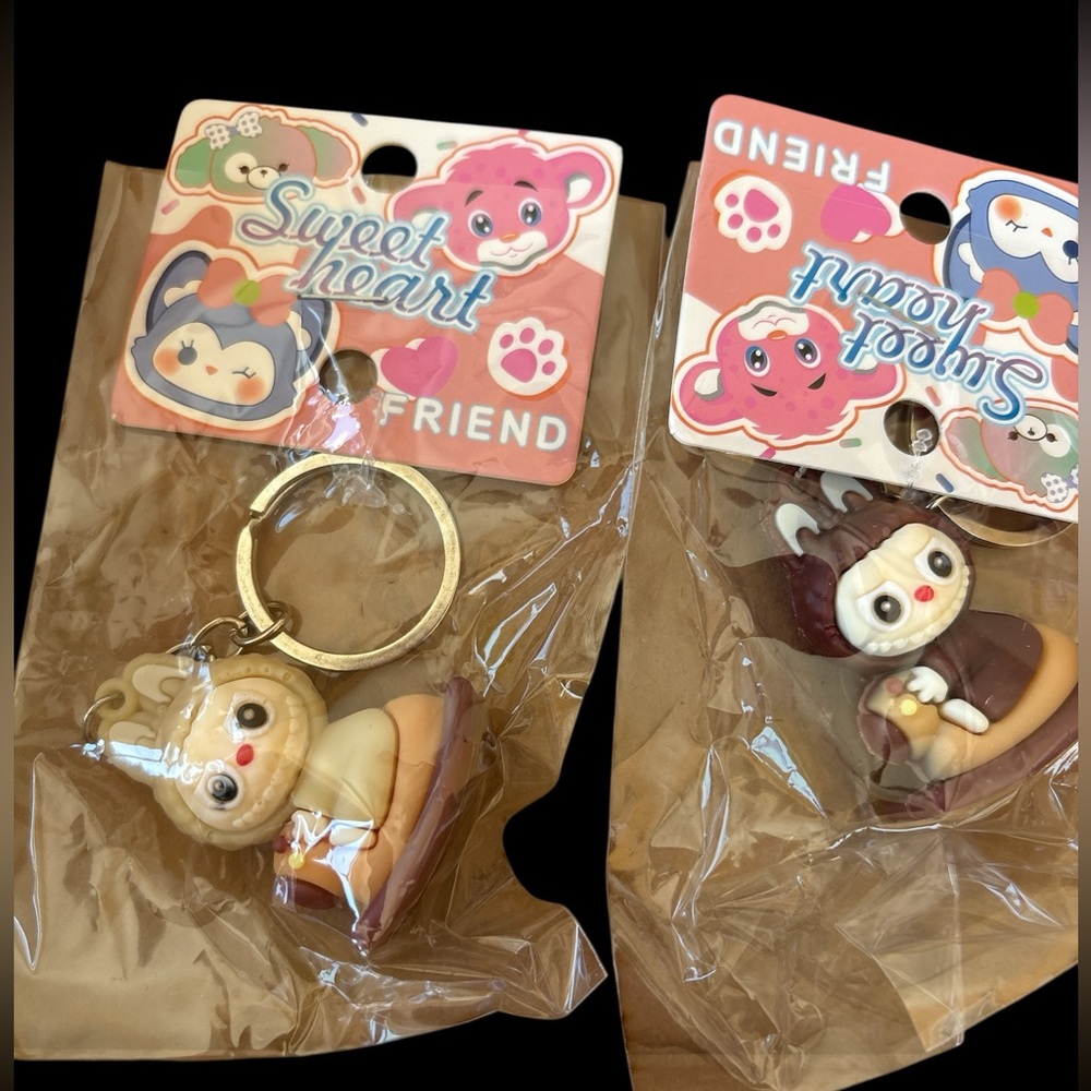 Monster Key Rings Multi Colors Avail
